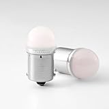 Takenous 竹村商会 S25 LED シングル 濃いアンバー BA15s ルミナスルーセントバルブ バスマーカー用 トラック用品 2個セット(濃いアンバー)