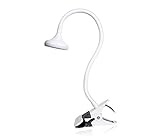 クリップライト MOCREO(モクリオ) LEDデスクライト 電気スタンド 3モード調色 卓上用勉強・読書灯・ブックライト ホワイト