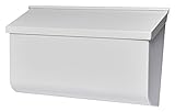 Gibraltar Woodlands Medium Capacity Galvanized Steel White, Wall-Mount Mailbox, L4009WW0 [並行輸入品]