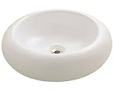 MR Direct V120-B Bisque Pillow Top Porcelain Vessel Lavatory Sink [並行輸入品]
