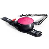 リシニュー (Lishinu) 犬用リード ハンズフリーリード 大型犬 中型犬 小型犬 伸縮リード オリジナル (ピンク)