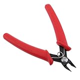 F Fityle 高炭素鋼　プライヤー ワイヤーカッター 切断工具　赤