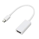 chenyang Mini DisplayPort (Mini DP) → HDMIアダプターケーブル 0.6フィート HDMI - Mini Displayportケーブル ノートパソコン用