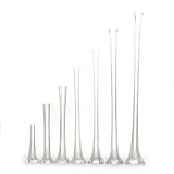 Koyal Clear Eiffel Tower Vase, 24-Inch, Case of 12 by Koyal
