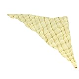 MyMei　よだれかけ 　ベビー　スナップ　 三角　コットン　赤ちゃん　可愛い　洗い替え 　赤ちゃんのエプロン　出産祝い　贈り物　コットン　 (イエロー)