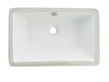 キングストン真鍮lb21137 Marina 19 – 1 / 8 "アンダーマウント長方形単一Basin Bathro、 LB21137 1