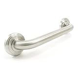 WingIts WPGB5SN12BEV Platinum Bevel 12-Inch Length x 1.25-Inch Diameter Grab Bar Satin Stainless [並行