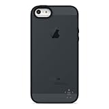 BELKIN ベルキン iPhone 5 用 Grip Candy Sheer TPU グリップ ケース ブラック/ブラック F8W138qeC00