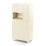 シューズボックス スリム 約23足 収納 幅75×高さ151×奥行37cm 木製 扉付き 靴箱 下駄箱 ホワイト