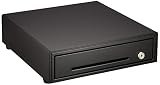 ビジコム 3年保証 国産 手動式 キャッシュドロア W330×D340×H101 小型 S 紙幣3種 硬貨6種 黒 BC-DW330HP-B