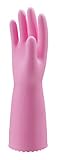 ショーワグローブ No132ビニトップ厚手 ピンク Mサイズ 1双
