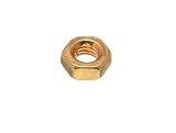 ソリッド真鍮フルナット六角ヘッド六角ナットm4 4 mm ( 10個パック)