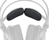 SOULWIT ヘッドバンド カバー for Audio Technica ATH-A500X/A700X/A900X/A1000X/A2000X ヘッドセット 用 交換 ヘッドストラップ 修理 パッド 保護ケース ヘッドホン バンド カバー 替えバンド - ブラック
