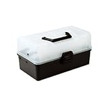 プラスチック製工具箱　内寸／３００×１５８×７０ｍｍ　品番：HP-320BK　注文番号：57420271　メーカー：トラスコ中山