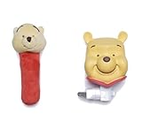 Neutral Pooh Night Light and Rattle Gift Set by KidsLine [並行輸入品]