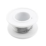 uxcell ニクロム線 抵抗線 ワイヤ 0.4mm直径 AWG26 ニクロム製 シルバー 15m長さ