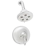 Speakman SM-6010-P Alexandria High Pressure Shower Head and Pressure Balance Valve Shower Combo, Pol