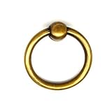 Brass knob P.031 アンティーク 取っ手 真鍮 金具 ドアノブ 家具 引出し