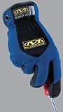 Mechanix Wear Large Blue And Black FastFit Full Finger Synthetic Leather And Spandex Mechanics Glove
