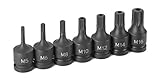 7pc 1/2"ドライブ　いじり止めトリプルスクエア（12角）ドライバーセット
