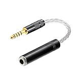 waveman 4.4mm バランス ケーブル 4.4 mm 6.35 mm 変換 4.4mm trs 4.4 mm 6.3 mm 変換 オーディオ ケーブル 4.4 オス 6.35 mm メス 10cm