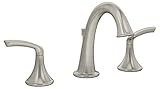 Symmons SLW-5512-STN Elm Wide Spread Faucet, Satin [並行輸入品]