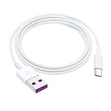 USB Type C ケーブル 150cm 3A 急速充電 cタイプ QuickCharge3.0対応 Samsung/Sony Xperia/Nintendo Switch その他Android USB-C機器対応 (150CM) (ホワイト, 150CM)