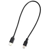 KAUMO USB 変換ケーブル (MiniUSBオス/Type-Cオス) USB2.0データ転送 USB-C 30cm