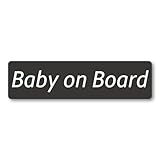 カーステッカー 車用ステッカー Baby on board 黒色