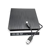 2イン1 USB 3.0 & Type-C 外付け光学ドライブハウジングケースエンクロージャキット HP Dell Lenovo Acer Asus Sony ノートパソコン 内蔵12.7mm スリムトレイ SATA CD/DVD/BD ブルーレーヤー&バーナーブラック