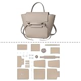 POPSEWING DIY レザーバッグキット、女性用デザイナーベルトバッグ、大人用 DIY ショルダーバッグ、縫製バッグキット付き DIY レザーバッグ作成キット、女の子向けのインスピレーションを受けたバッグ、パーソナライズされたギフト (DIY キット)