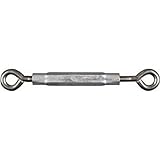 Stanley National Hardware 2171BC 1/4" x 7-1/2" Eye/Eye Turnbuckle in Stainless Steel [並行輸入品]
