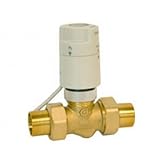 Caleffi 676259 A 2ウェイthermo-electricゾーンバルブ、3 / 4インチ汗Twis Top接続、24-volt