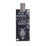 Xiwai M.2 Key-B NGFF WWAN - USB 3.0 ライザーカードアダプター SIM スロット付き 3G/4G/5G LTE ワイヤレスモジュールモデムカード用