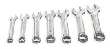 Westward 1EYD6 Combo Wrench Set, Stubby, Metric, 7 PC by WestWard Tools