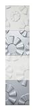 ユーパワー PLADEC ウォールアート コスモ (ホワイト&シルバー) PL-20003