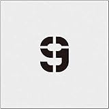 IM ステンシル 9 文字サイズ50×40mm AST33