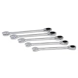 Roadpro rprw5metメトリックラチェットレンチ – 5 Piece