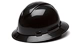 Pyramex Ridgeline Full Brim Hard Hat - HP541 (Black) by Ridgeline