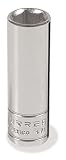 Urrea 4715LM 1/4-Inch Drive Deep 6-Point 15mm Chrome Socket Set by Urrea