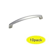 キャビネットハードウェアユーロスタイルバーハンドルプル 4-1/5 inch シルバー Generic