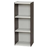 アイリス スペースユニット(幅35cm・3段)/UB-9035　オフホワイト/ウォールナットブラウン オフホワイト/W350×D290×H880mm