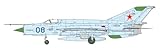 プラッツ 1/48 MiG-21 bis フィッシュベッド L ブルー 08 金属製ピトー管付属 プラモデル AE-36 (飛行機)