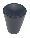 Atlas Homewares 228-BL 1-Inch The Moderns Collection Dap Cone Knob, Black [並行輸入品]