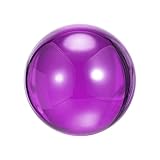 uxcell アクリルコンタクトジャグリングボール ボールバッグ付き 直径70mm 120mm x 140mm パープル