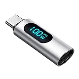 USB-C to USB-C 送電デジタル表示タイプc変換アダプタ【2個入り】PD 240W急速充電 スマートチップ搭載 高速データ転送アルミ合金シェル タイプC 変換コネクタ Type-C 変換アダプタ 出力キャッチャー MacBook/i-Phone15/i-Pad/Galaxy/Xperia/Pixel/AndroidなどUSB-C機器対応