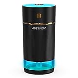 【2020最新版】加湿器 卓上 超音波式 車用加湿器 次亜塩素酸水対応 除菌 省エネ 低騒音運転 空焚き防止 水漏れ防止 七色LEDライト搭