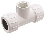 KBI Reducing Comp Tee Sch 40 Pvc Comp X Comp 1 / 2 " 150 PSI PVCゴム