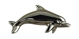 Home Accents Dolphin Shaped Decorative Cabinet Hardware Drawer/Desk Handle Left Pull Satin Pewter [並