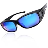 [冒険王] サングラス 眼鏡の上から オーバーグラス 偏光サングラス 【鯖江企画/運転用】 フィットオーバー SC80-MCL